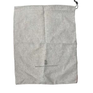 Brunello Cucinelli gray twill dust bag